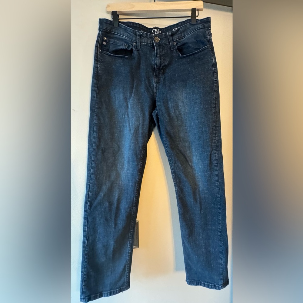Chaps straight fit jeans. 99% cotton.